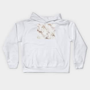 Artico marble - rose gold accents Kids Hoodie